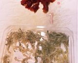 梅干しとじゃこの和風パスタ作り方1写真