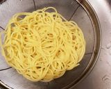 梅干しとじゃこの和風パスタ作り方2写真
