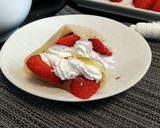 米粉のもっちりクレープ 苺チョコ味作り方4写真