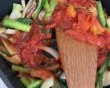 ピリ辛☆豆板醤と豚バラ肉のアラビアータ作り方3写真