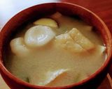 米粉すいとんで味噌汁アレンジ♪作り方4写真