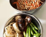 米粉で！ごぼうのかき揚げと野菜の天ぷら作り方1写真