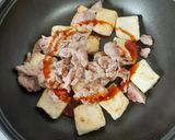 満腹&節約!【豚キムチ】豆腐入り作り方4写真