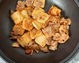 満腹&節約!【豚キムチ】豆腐入り作り方5写真