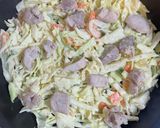 野菜たっぷり！ヘルシー米粉お好み焼き。作り方7写真