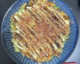 野菜たっぷり！ヘルシー米粉お好み焼き。作り方10写真