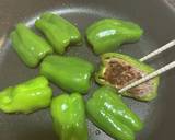 ★ピーマンの肉詰め★種も食べちゃうよ★作り方8写真