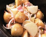 新じゃがほくほく。ジャーマンポテト作り方4写真