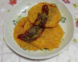 ハムチーズのスパイスハーブ米粉焼き作り方4写真