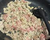 【中華丼】白菜と豚ひき肉のとろとろ煮込み作り方3写真