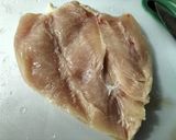 胸肉でチキンカツ！厨房ばあばぁ！作り方1写真