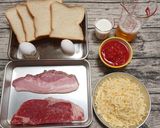 チーズがこぼれ落ちる贅沢クロックムッシュ作り方1写真