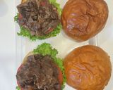 きび酢風味の牛肉バーガー作り方5写真