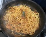 材料2つで作る！簡単健康★鯖カレーパスタ作り方5写真