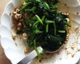 レンジでほうれん草の白あえ★高たんぱく質作り方7写真