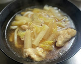鶏むね肉ほろほろ野菜和風スープ（麺つゆ）作り方6写真