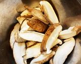 鶏ささみと椎茸の揚げ焼き作り方1写真