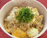 ほろほろ♡鶏ひき肉の親子丼♪作り方4写真