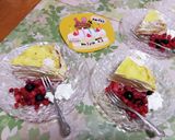 Birthdayケーキ●米粉ミルクレープ作り方19写真