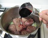 新米主婦の牛ほほ肉赤ワイン煮込み作り方5写真