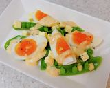 ゆで卵とスナップエンドウとチーズのサラダ作り方5写真