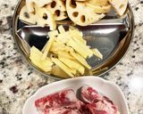 れんこんの生姜炒め作り方1写真