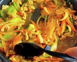 戻し不要！副菜に！お手軽鶏挽肉チャプチェ作り方9写真