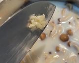 ブナシメジとフジッリの豆乳スープ作り方4写真