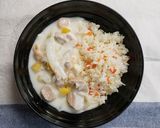 学校給食の人気メニュー　クリームライス作り方10写真