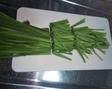 米粉でもっちもちのニラチヂミ作り方1写真