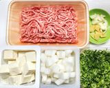 豚ひき肉と大根の麻婆豆腐作り方1写真