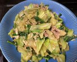 ニラと春キャベツの豚肉炒め作り方7写真