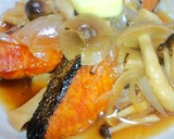 簡単♪鮭ときのこバター醤油焼き作り方3写真
