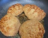 パパが休日に作る『ハンバーグ』作り方5写真