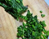 のらぼう菜と納豆のナムル作り方2写真
