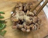 のらぼう菜と納豆のナムル作り方3写真