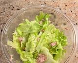 【楽めし】レタスとツナのサラダ作り方1写真