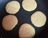 バナナときなこのオートミールパンケーキ作り方2写真