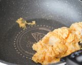 豚肉とほうれん草のトロたま炒め作り方2写真