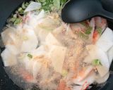 かぶとカニカマの中華とろみ卵スープ作り方2写真