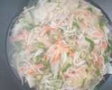 かぶとカニカマの中華とろみ卵スープ作り方3写真