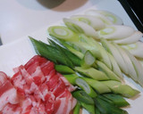 簡単！美味しい！豚バラと長ねぎの甘辛炒め作り方1写真
