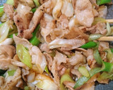 簡単！美味しい！豚バラと長ねぎの甘辛炒め作り方4写真