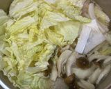 白菜きのこのほっこり♡肉だんごスープ♪作り方5写真