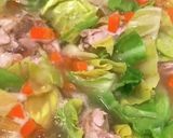 野菜と鶏肉の旨味たっぷりパスタスープ作り方5写真