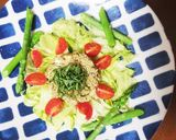 さんま缶とクリームチーズのバジル和え★作り方3写真