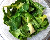 SDGs　春キャベツの外葉のスムージー作り方1写真