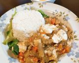 塩酒粕と醤油酒粕の麻婆豆腐丼作り方5写真