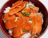 サーモンの簡単漬け丼作り方4写真