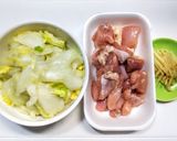絶品です☆鶏肉と塩もみ白菜の生姜炒め作り方1写真